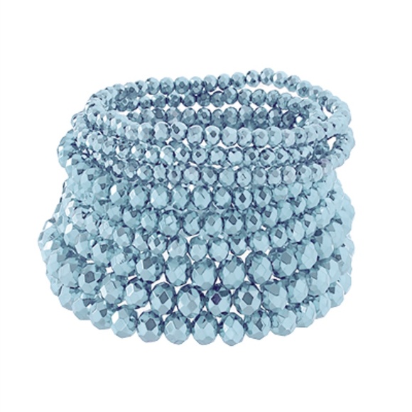 9 Row Facted Bracelet - Picture 2 of 2